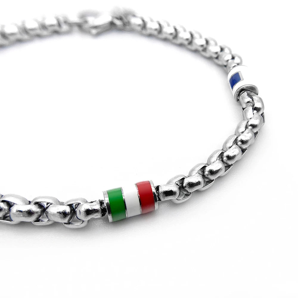 Bracelet drapeau italie