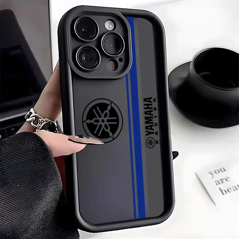 Coque Moto iPhone 7 à 17 – Silicone Souple Antichoc, Pro Max, Plus, Mini