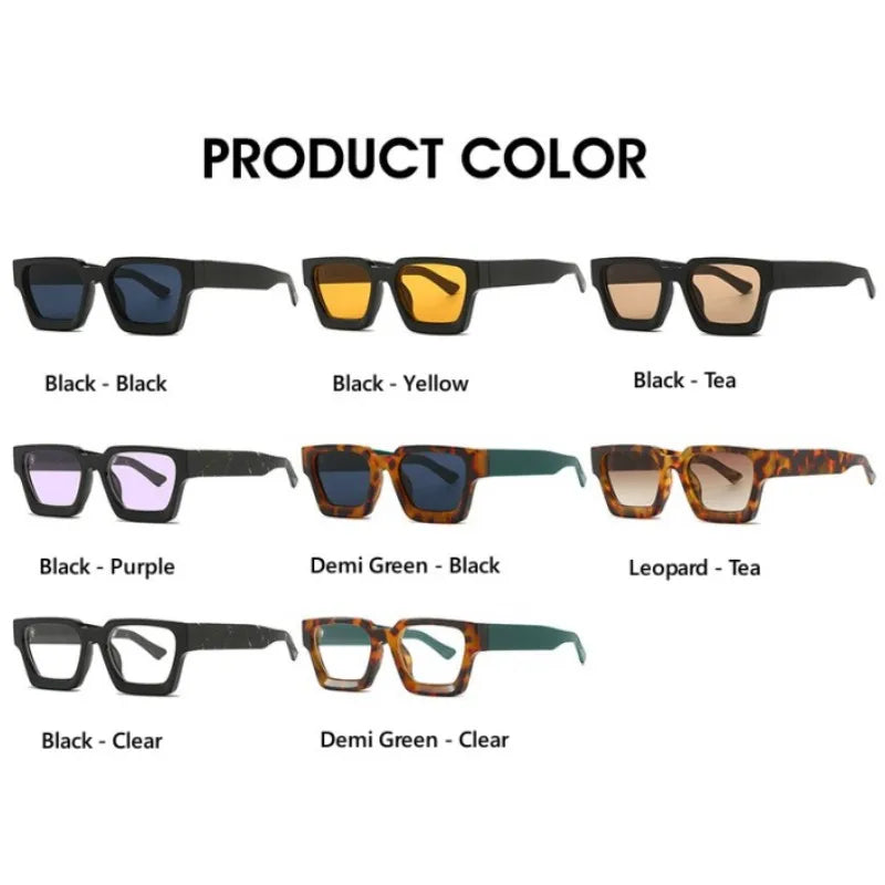 Lunettes de Soleil Carrées Rétro